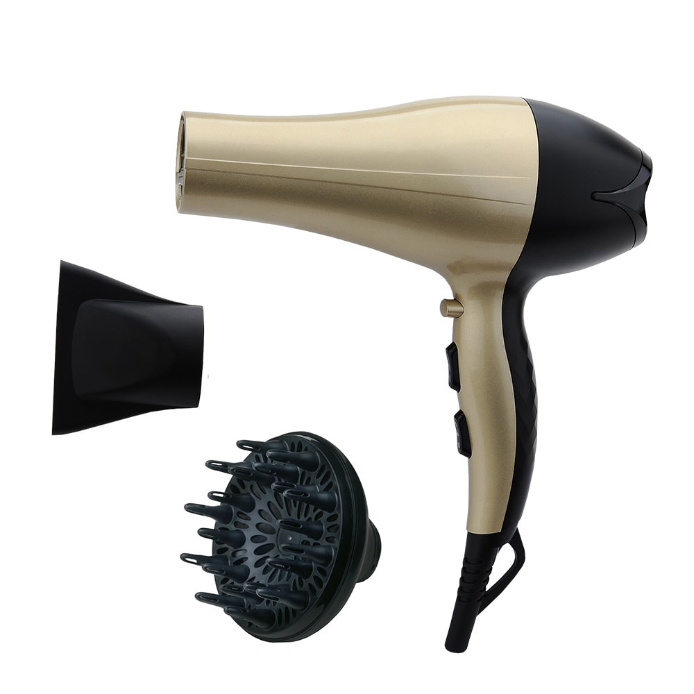 SECADOR DE CABELLO CON DIFUSOR IONICO 1900-2300W 9x22,5x28cm  EDM