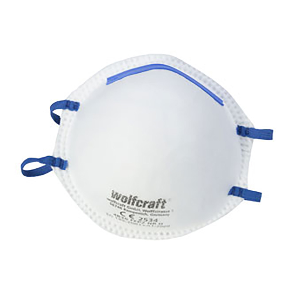PACK 20 MASCARAS ANTIPOLVO FFP2 NR D 4837000 WOLFCRAFT