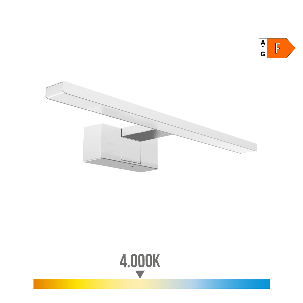 LÁMPARA DE PARED LED 6W 600Lm 4.000K 30x12,8x5,10cm EDM