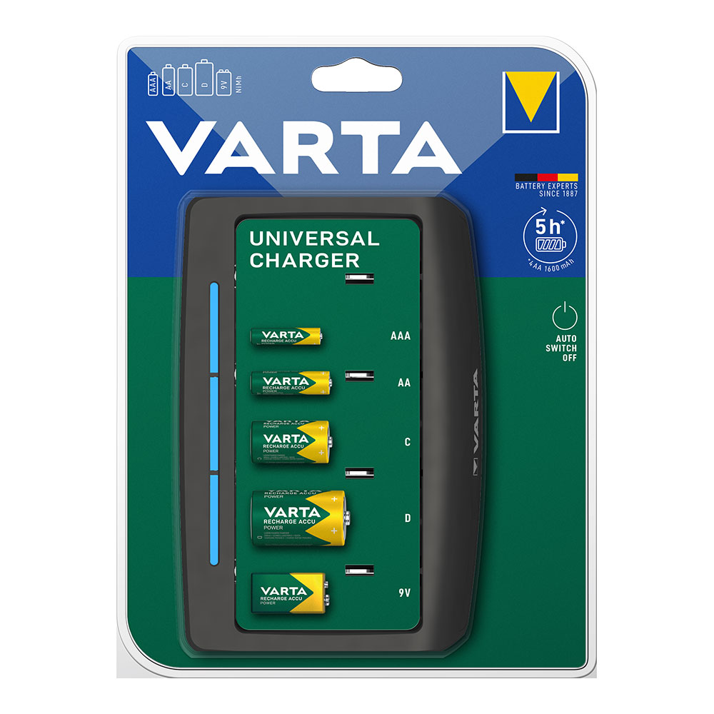 CARGADOR VARTA UNIVERSAL 5h 100/240V   (SIN PILAS)