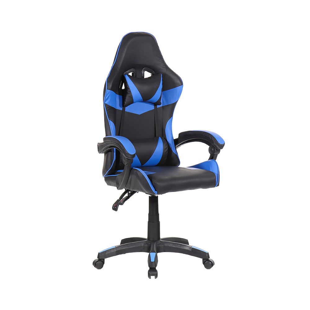 SILLA GAMING ERGONÓMICA Y RECLINABLE MODELO BLACK & BLUE  EDM
