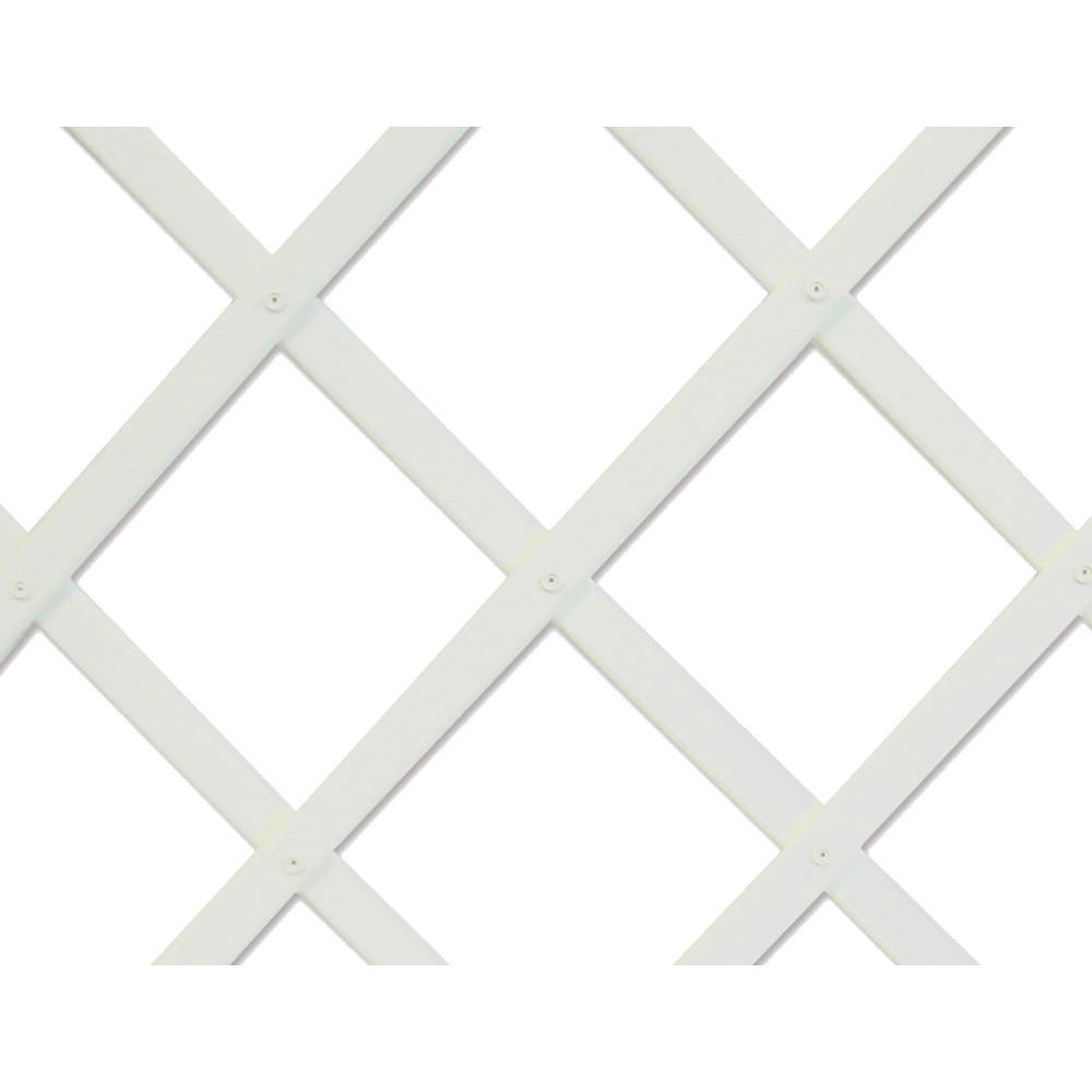 TRELLIFLEX CELOSIA DE PLASTICO 0,5x1,5m COLOR BLANCO PERFIL DE LISTONES 22x6mm NORTENE