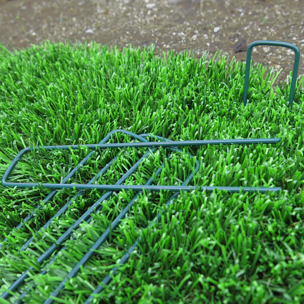 FIXSOL GRAPAS METALICAS (BOLSA 10unid.) COLOR VERDE 17x3,5cm