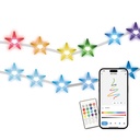 Tira de luces SmartLED STAR Ksix, 5m, 20 lm, Sincroniza música, App Compatible Alexa, Google Home y Siri, Colores RGBIC