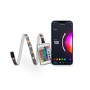 Tiras LED de colores para TV Ksix, App incluida, Control remoto, 16 colores RGB, 4 modos dinámicos, 6 tiras x 53 cm