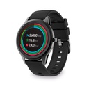 Smartwatch Ksix Globe, Pantalla ultrafina 1.28" Multitáctil, 5 días, App, Monitoreo salud, Sumergible, gris metalizado