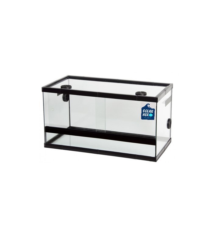 BETTASHOP.ES TERRARIO DE Cristal para Reptiles con RESPIRADEROS para Reptiles Insectos
