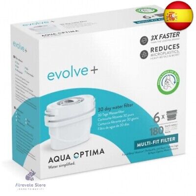 AQUA OPTIMA BOX OF 6 EVOLVE + FILTERS STEPS619