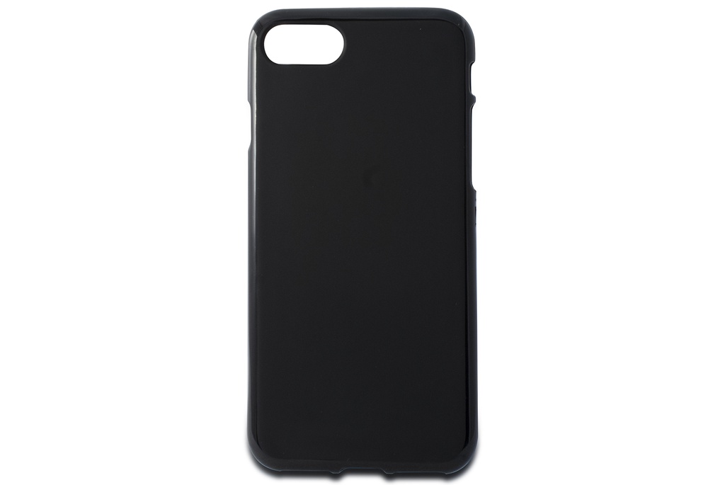 Funda para iPhone 7, 8, SE 2020, Semirrígida, Negro