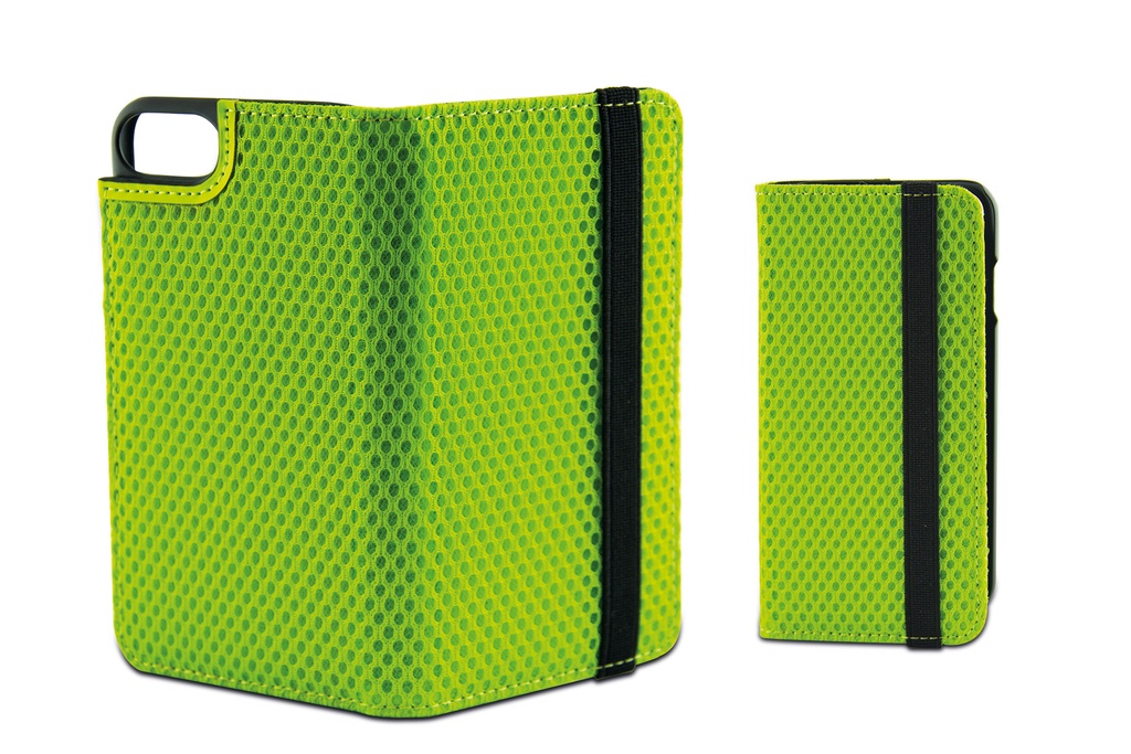 Funda con tapa para iPhone 7 Plus, iPhone 8 Plus, Semirrígida, Standing, Verde