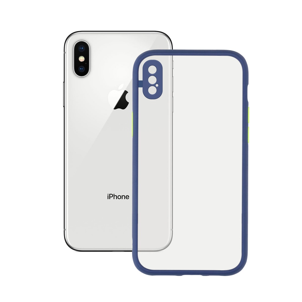 Funda para iPhone X, XS, Flexible, Azul