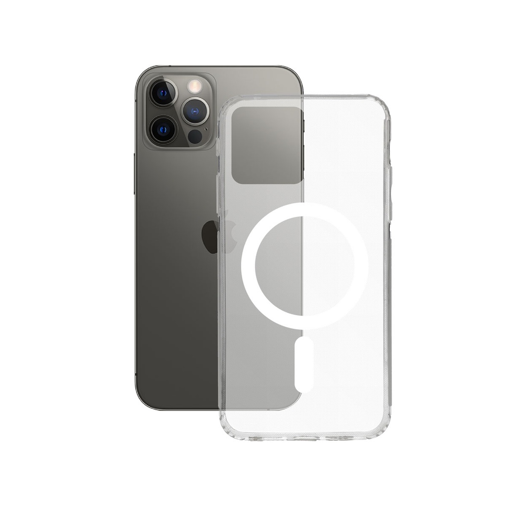 Funda para iPhone 12, Pro, Flexible, compatible MagSafe, Transparente