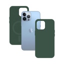 Carcasa Magcharge Ksix para iPhone 13 Pro, Semirrígida, Verde