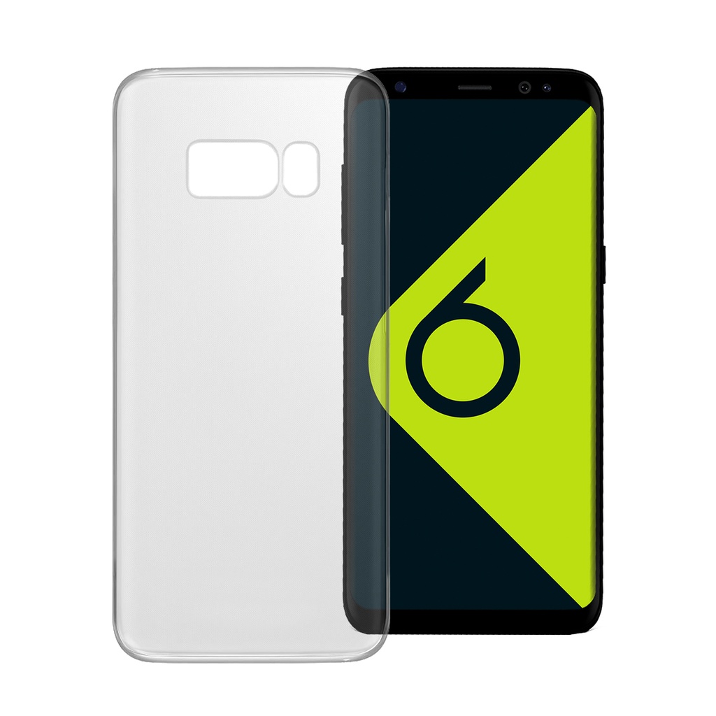 Funda para Samsung Galaxy S8, Semirrígida, Transparente