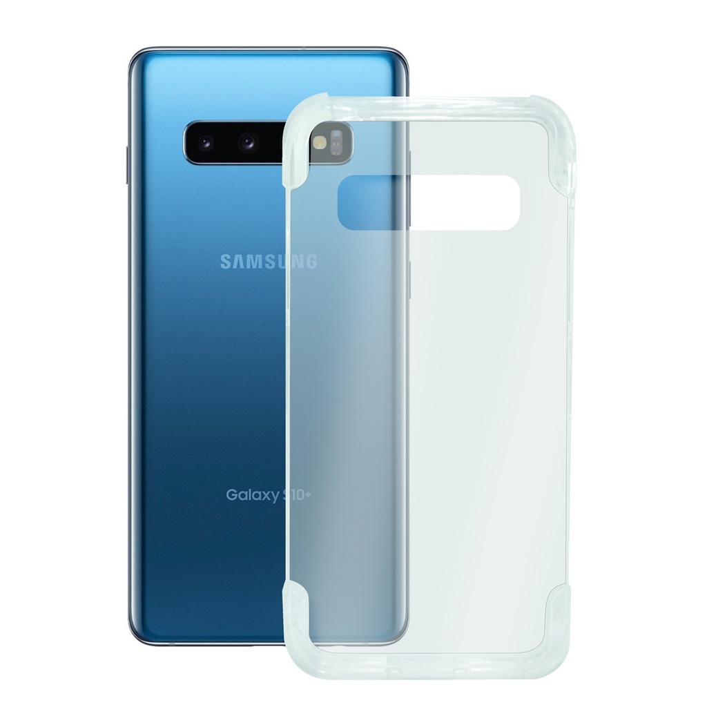 Funda para Samsung Galaxy S10 Plus, Semirrígida, Alta Protección, Transparente