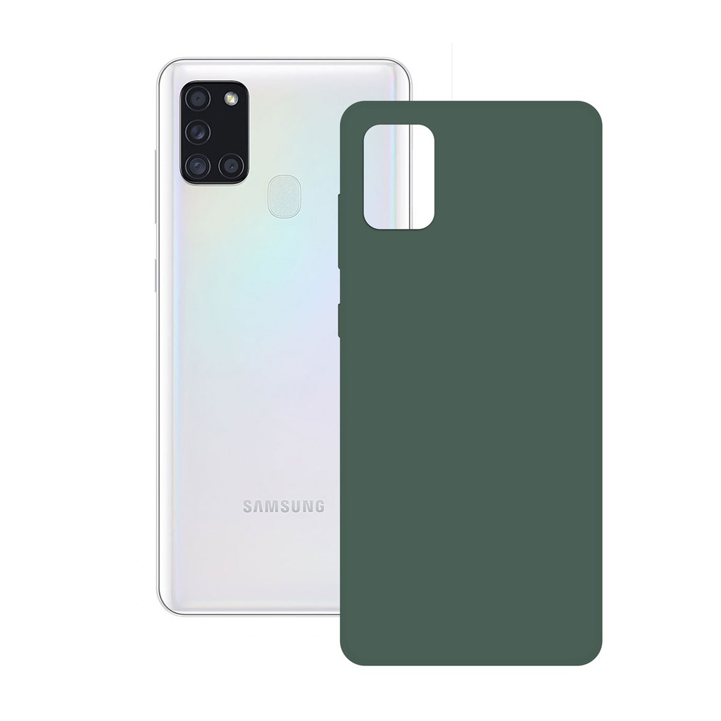 Funda para Samsung Galaxy A21S, Flexible, Verde