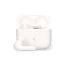 Auriculares inalámbricos Ksix Noise Cancel 2, Bluetooth 5.0, Autonomía hasta 27 horas, Blanco