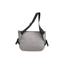 Bolsa bandolera eco Ksix, Poliéster reciclado, gris