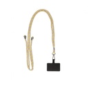 Colgante para móvil Universal con tarjeta adaptadora, largo 160 cm, Amarillo