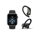 Pack regalo Ksix Active. Auriculares inalámbricos Ksix SportBuds2 + smartwatch Ksix Urban3