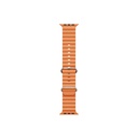 Correa reloj silicona intercambiable, Compatible con Apple Watch y Ksix Urban Plus, Naranja