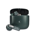 Auriculares inalámbricos Ksix Spark, Bluetooth 5.2, Autonomía Hasta 20 horas, verde militar