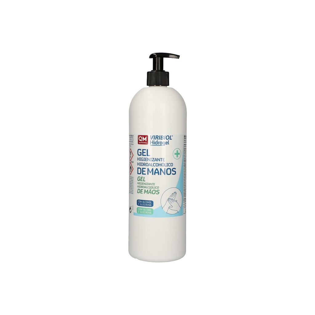 Gel Desinfección Hidro-Alcohol Para Manos 1l Con Pulsador