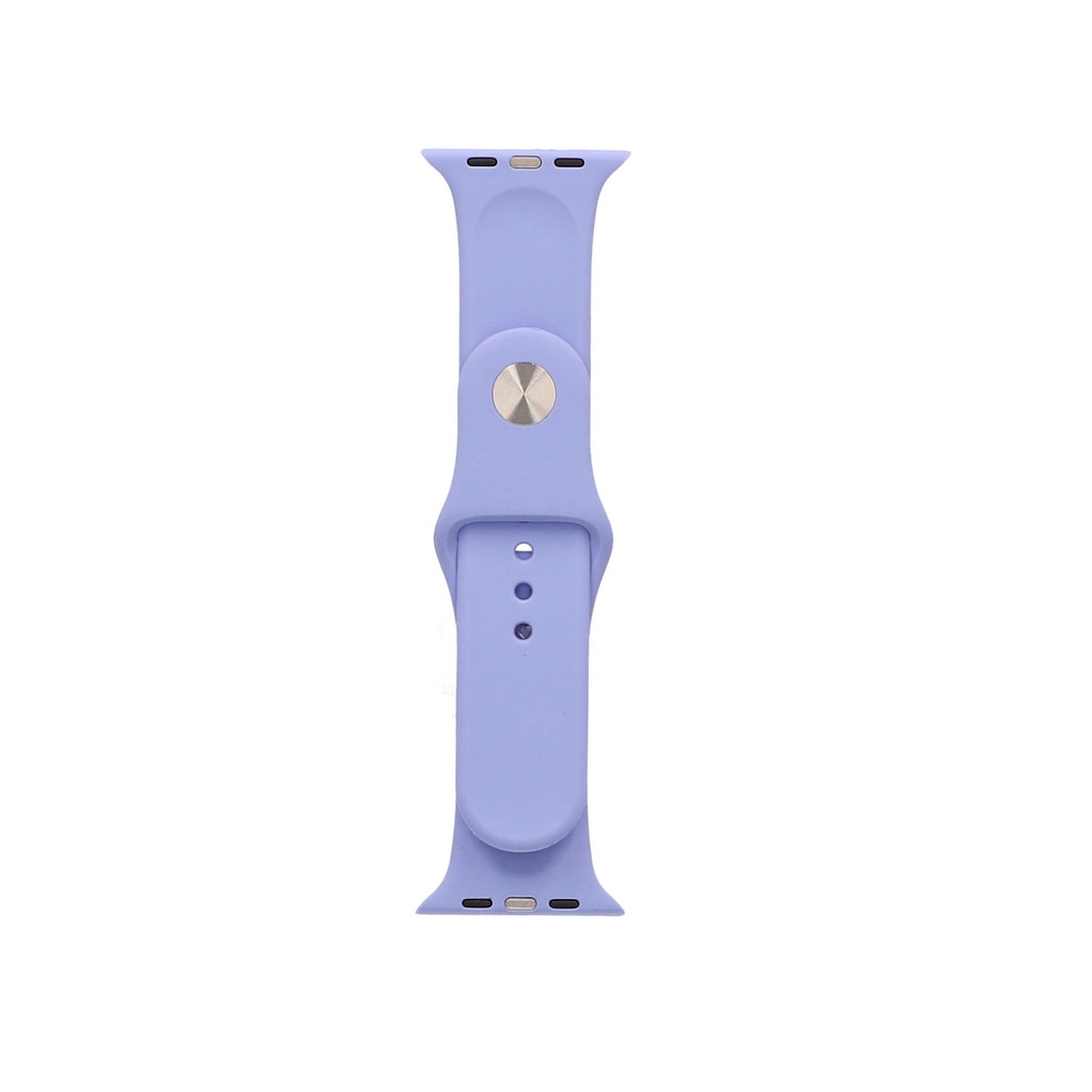 Correa reloj silicona intercambiable, compatible con Apple Watch 42/44mm, Ksix Urban3 (2023) y Urban2, Lavanda