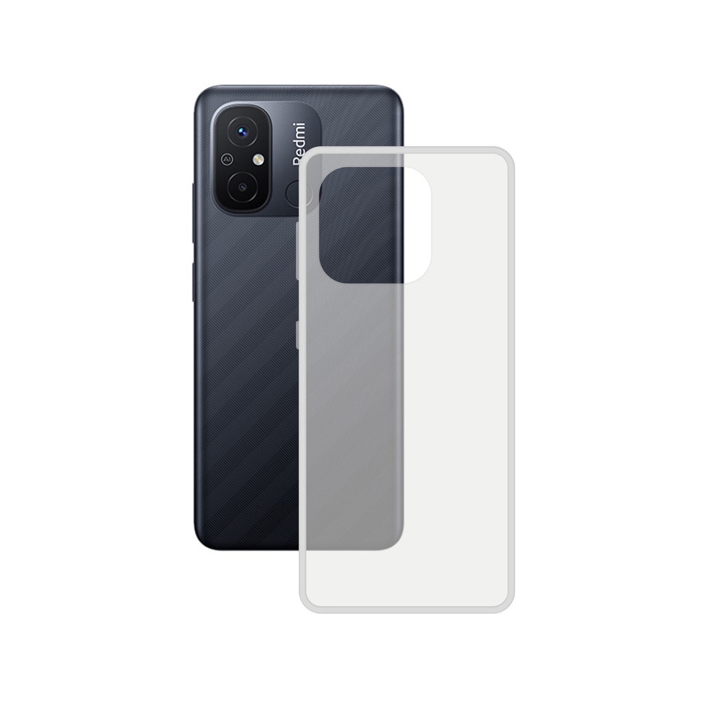 Funda flexible para Xiaomi Redmi 12C, Antihuellas, Resistente, Ligera, Compatible con carga inalámbrica, Transparente