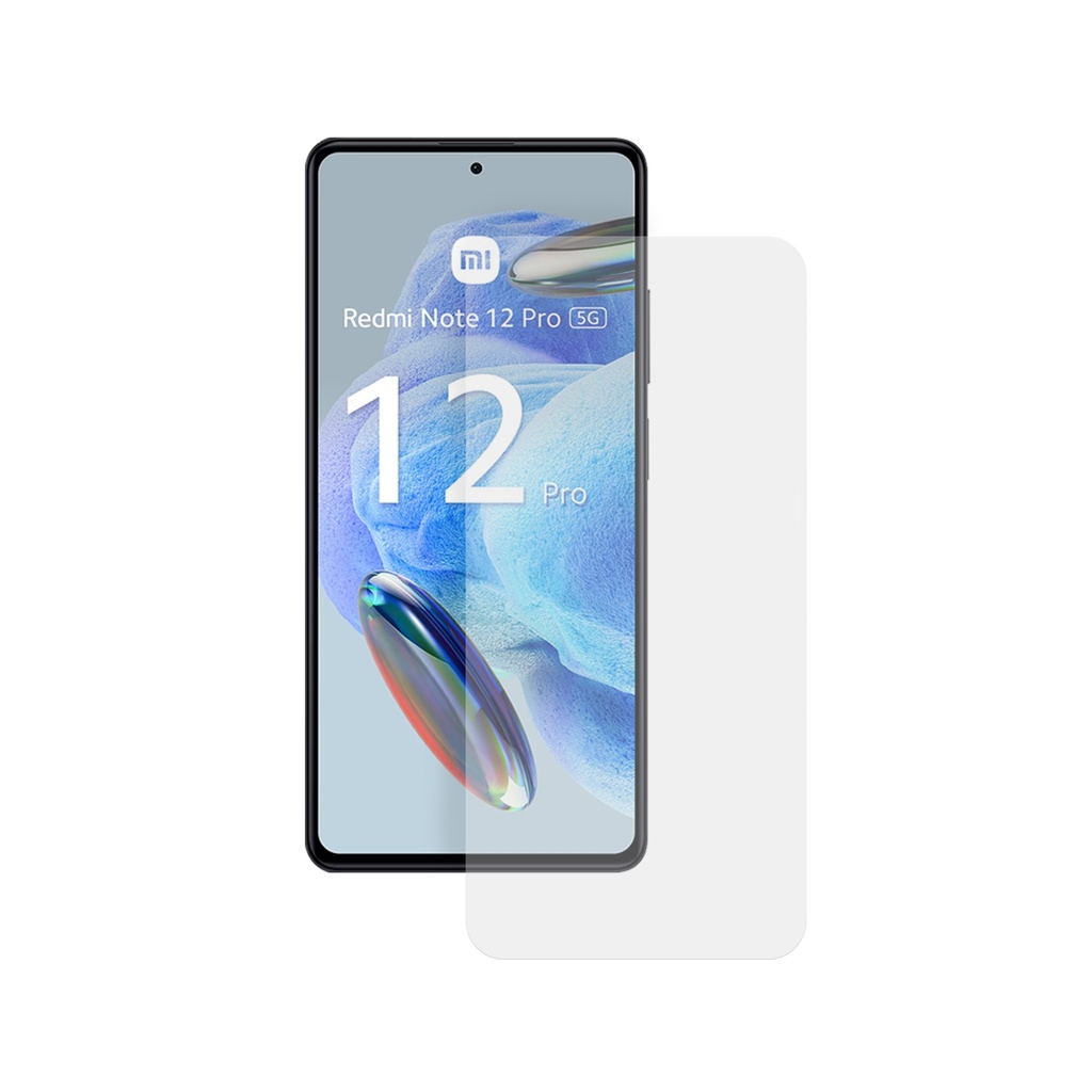 Protector de pantalla para Xiaomi Redmi Note 12 Pro/+ 5G, Vidrio templado, Resistencia 9H, Grosor 0,3 mmTransparente