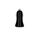 Cargador de coche Contact, 15,5W, Carga rápida, Salidas USB-A y USB-C, Negro