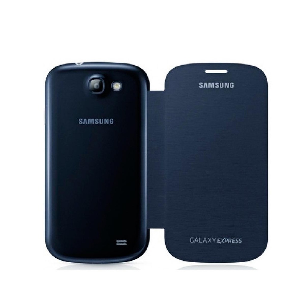 Funda con tapa para Samsung Galaxy Express I8730, Rígida, Azul