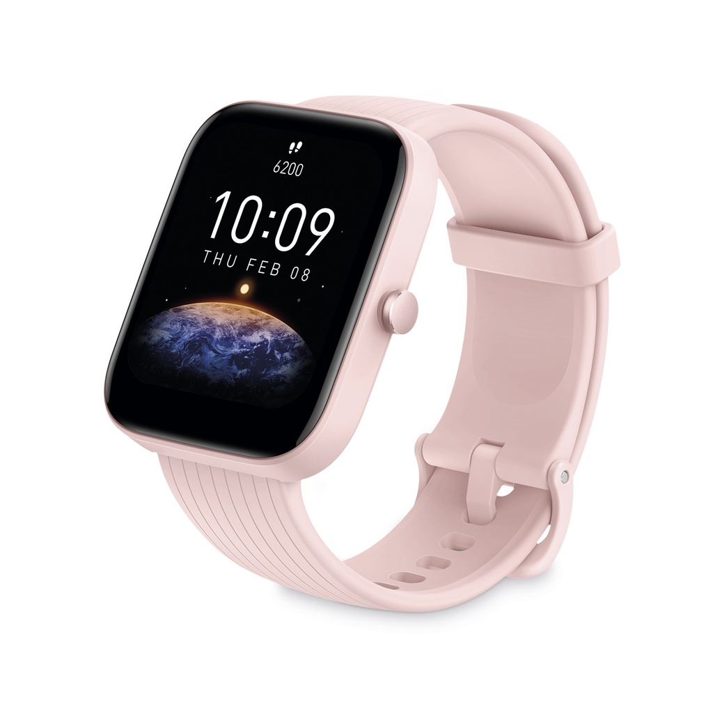 Smartwatch Xiaomi Amazfit BIP 3 PRO, Autonomía hasta 2 semanas, BT 5.0, Pantalla 1,69" Táctil, 5 ATM, rosa