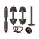 Kit de pesas conectadas 30Kg Xiaomi Fed, App incluida: mancuernas (pesos + barras) + barra + pesa rusa + sensor