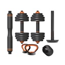 Kit de pesas conectadas 40Kg Xiaomi Fed, App incluida: mancuernas (pesos + barras) + barra + pesa rusa + sensor