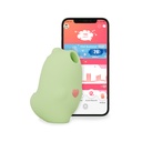 Succionador conectado Monster Pub Magic Kiss, Bluetooth Waterproof, Control remoto, Carga magnética, Verde