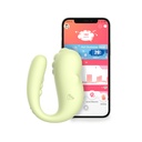 Vibrador conectado Monster Pub, Bluetooth, Waterproof, Control remoto, Kegel, Verde