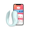 Vibrador conectado Monster Pub, Bluetooth, Waterproof, Control remoto, Kegel, Azul