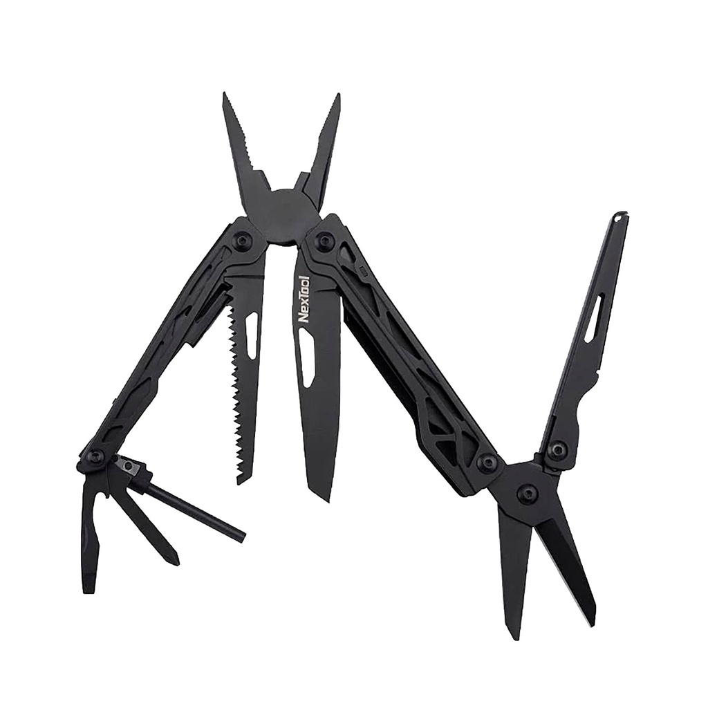 Multiherramienta outdoor NE0123 Nextool, 10 en 1, Plegable, Acero inoxidable