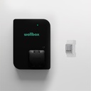 Kit cargador eléctrico Copper Sb, tipo 2, 22kW + Powerboost trifásico 65A/EM340 Wallbox, Negro