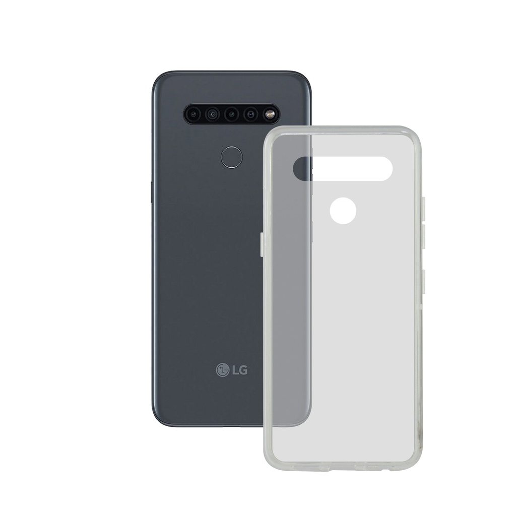Funda para LG K41S Flexible, Transparente