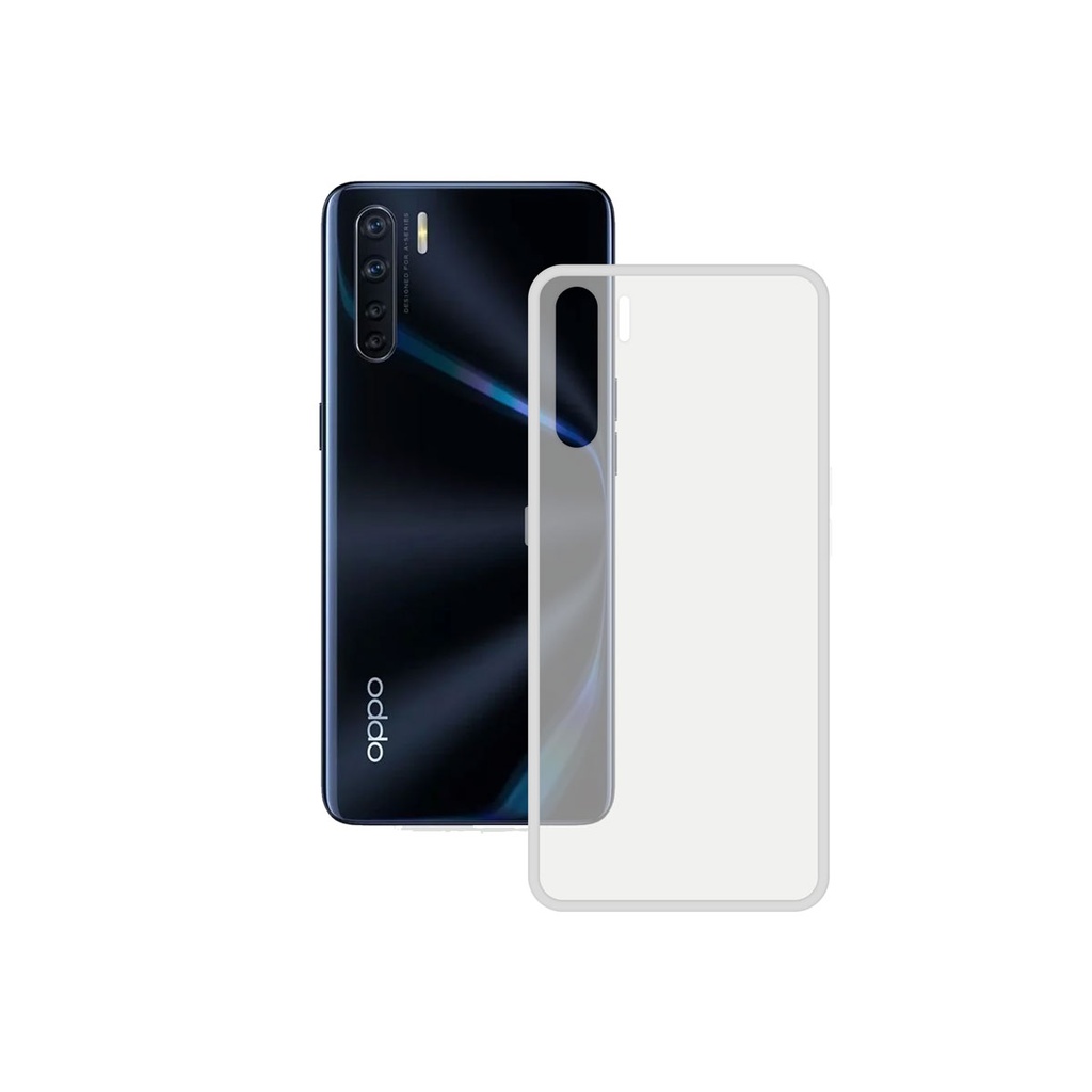 Funda para Oppo A91 Flexible, Transparente