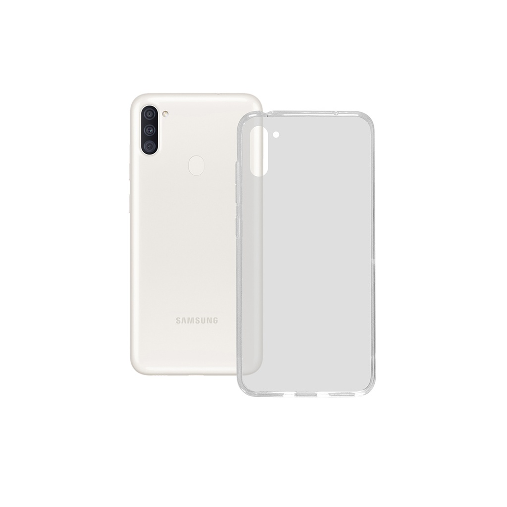 Funda para Samsung Galaxy A31 Flexible, Transparente