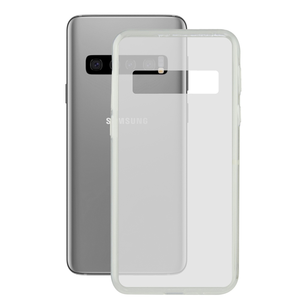 Funda para Samsung Galaxy S10 Plus Semirrígida, Transparente