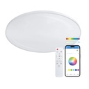 Panel SmartLED Ksix Halo, RGBIC + CCT, Diámetro 47 cm, 6.500 lm, 60 W, App iLink, Blanco