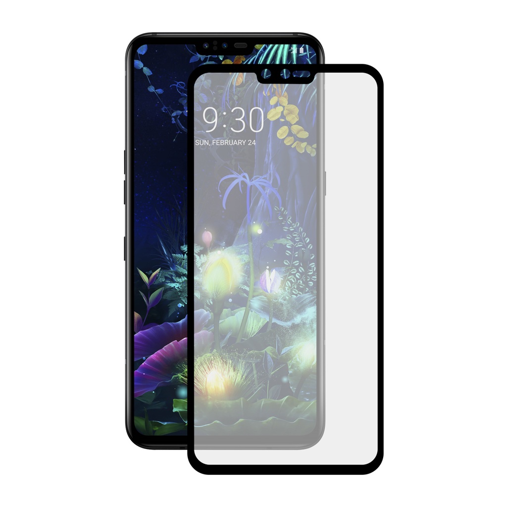 Protector de pantalla para LG K10 2017, Vidrio templado, Grosor 0.33 mm Negro