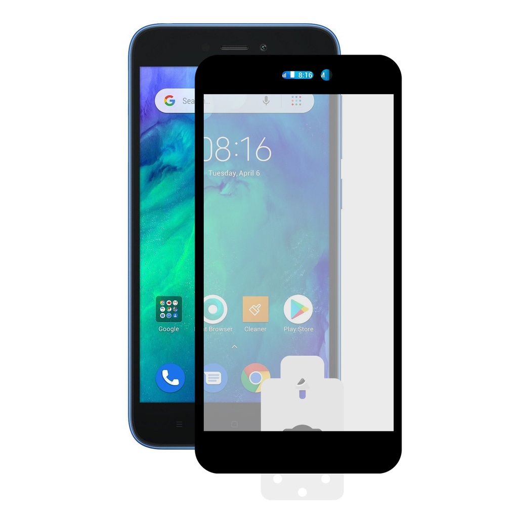 Protector de pantalla para Xiaomi Redmi GO Vidrio templado, Grosor 0.33 mm, Negro