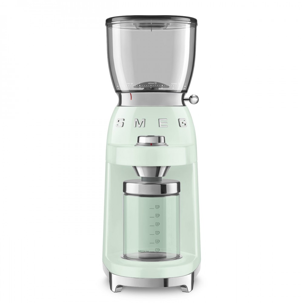 SMEG COFFEE GRINDER 50'STYLE PASTEL GREEN CGF01PGEU