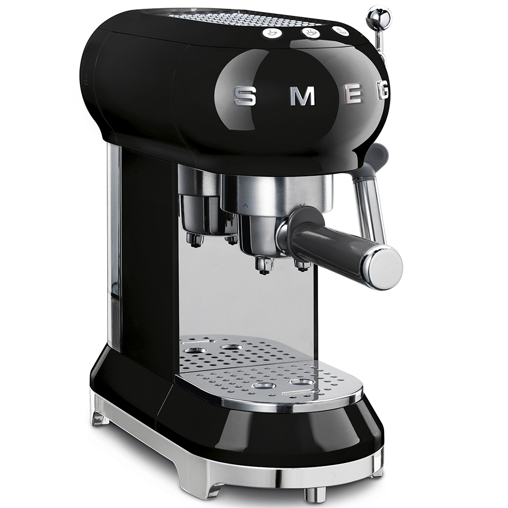 SMEG COFFEE MAKER 50'STYLE BLACK ECF01BLEU