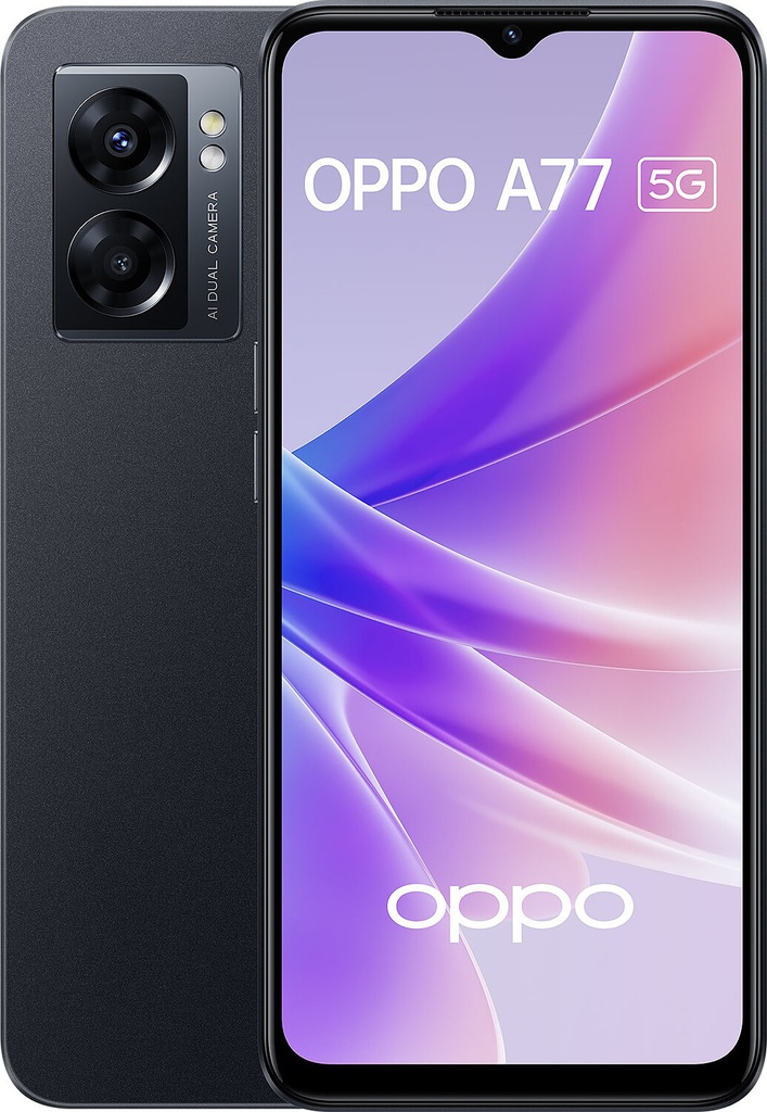 OPPO A77 4+64GB DS 5G MIDNIGHT BLACK OEM (Op. sim free only welcome message)